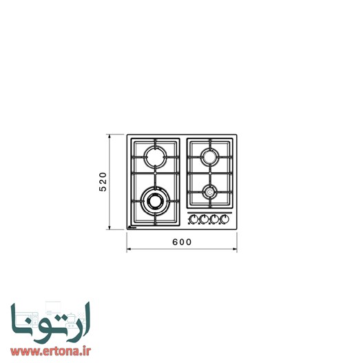 اجاق استیل بیمکث مدل 5013